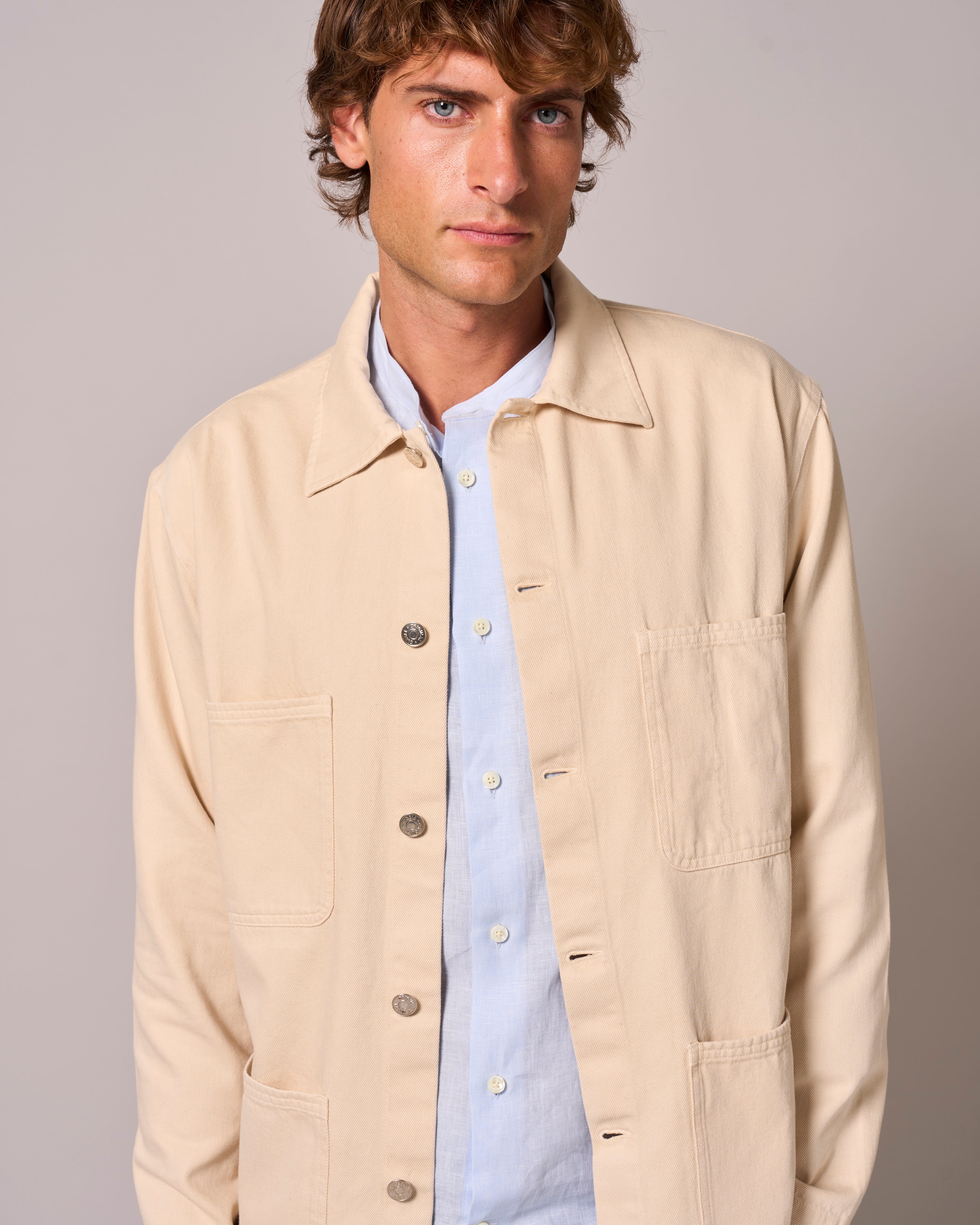 Cotton Stonecutter's Jacket Ecru