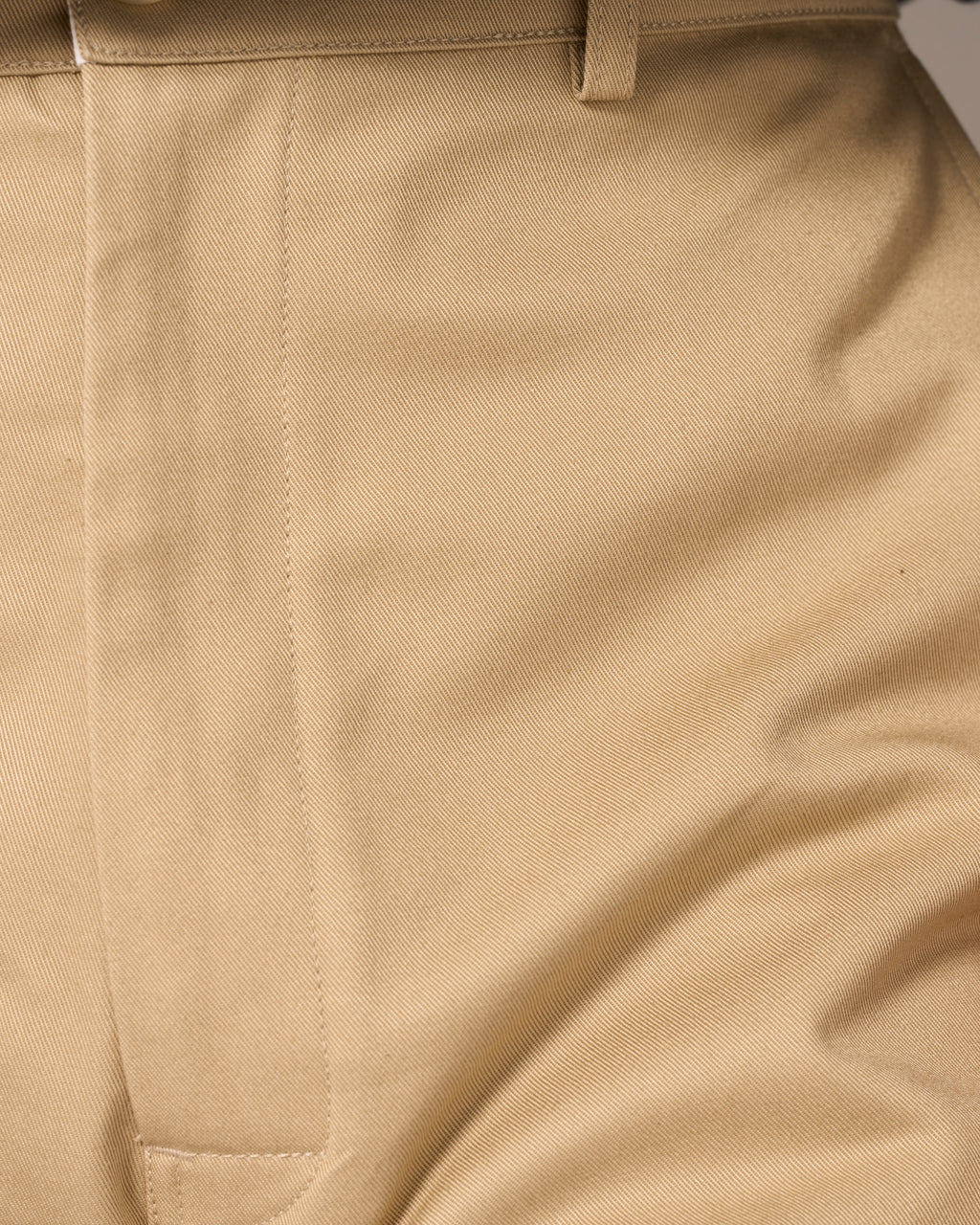 Cotton Chino Trouser Beige