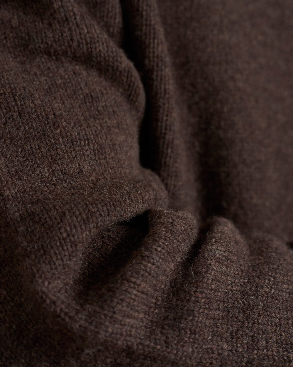 Mock Neck Chocolate Melange