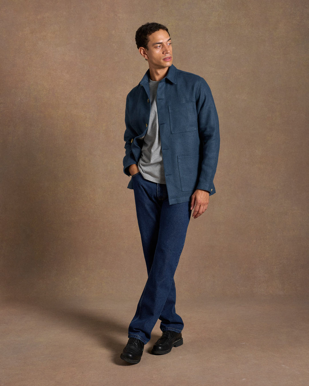 Railway Jacket French Blue