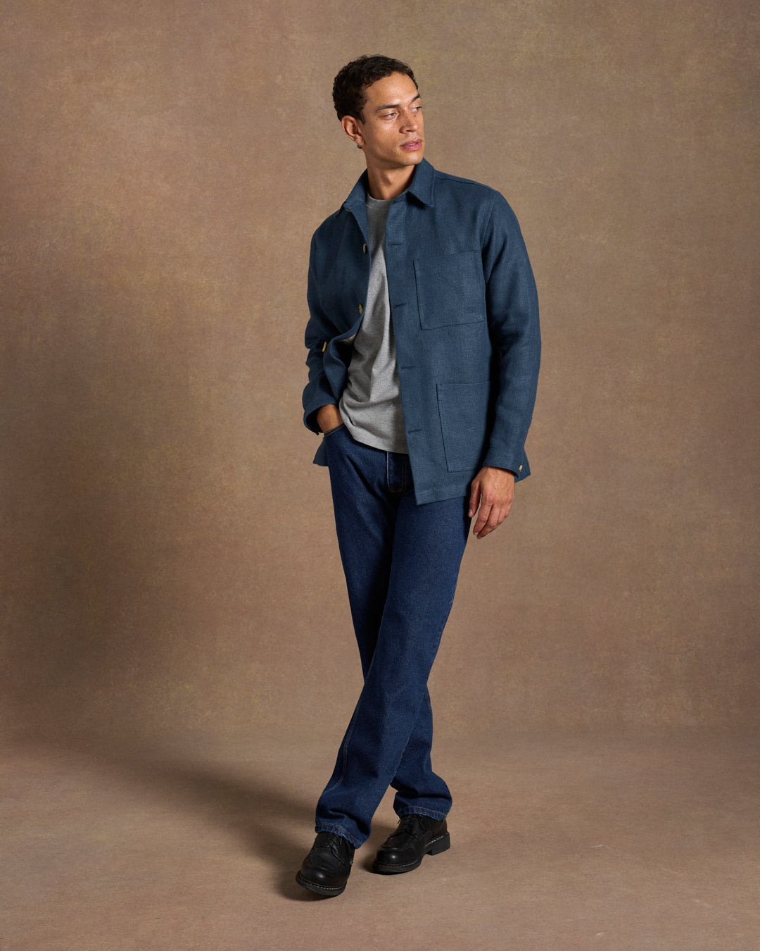 Railway Jacket French Blue