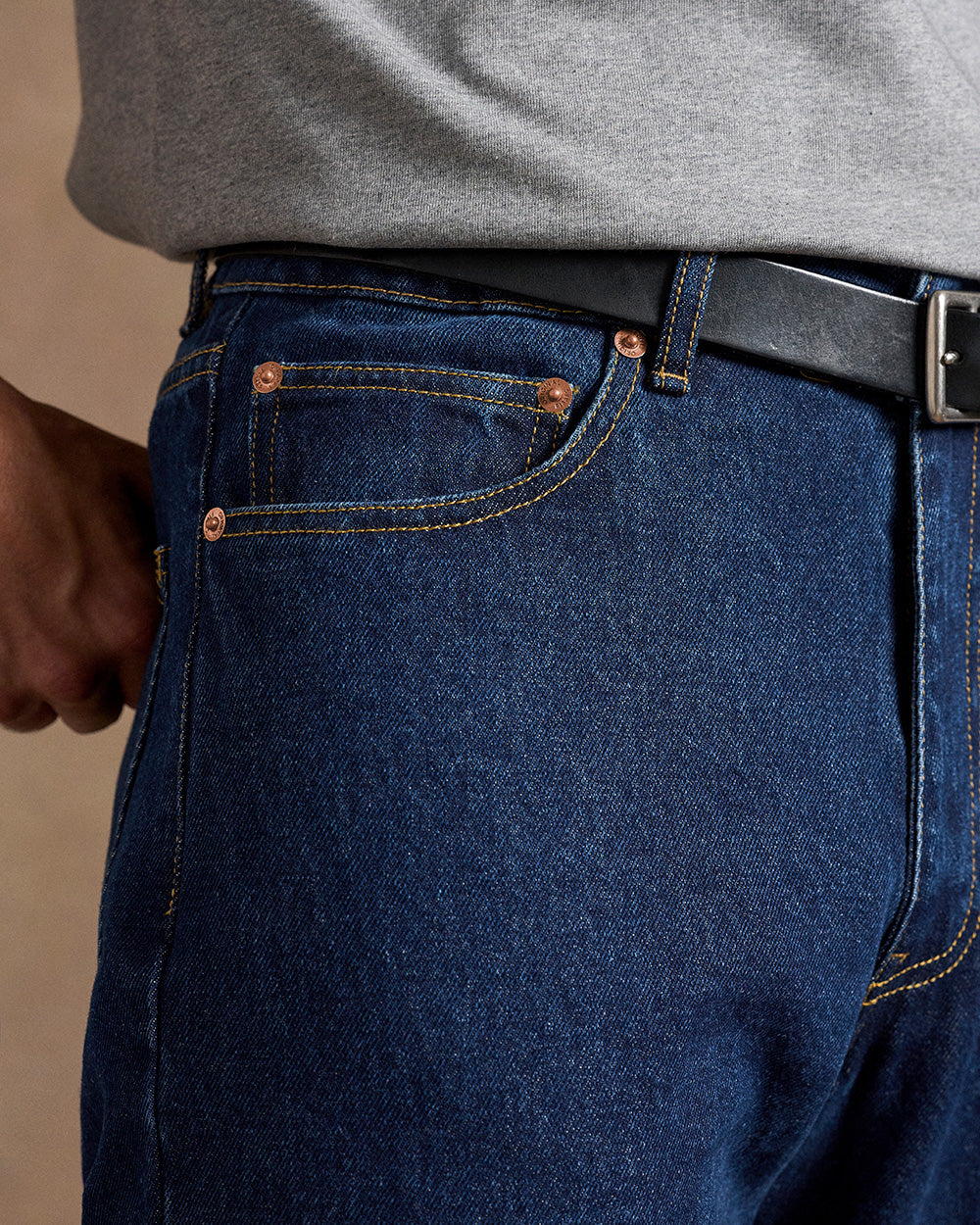 Straight Leg Jean Indigo Blue