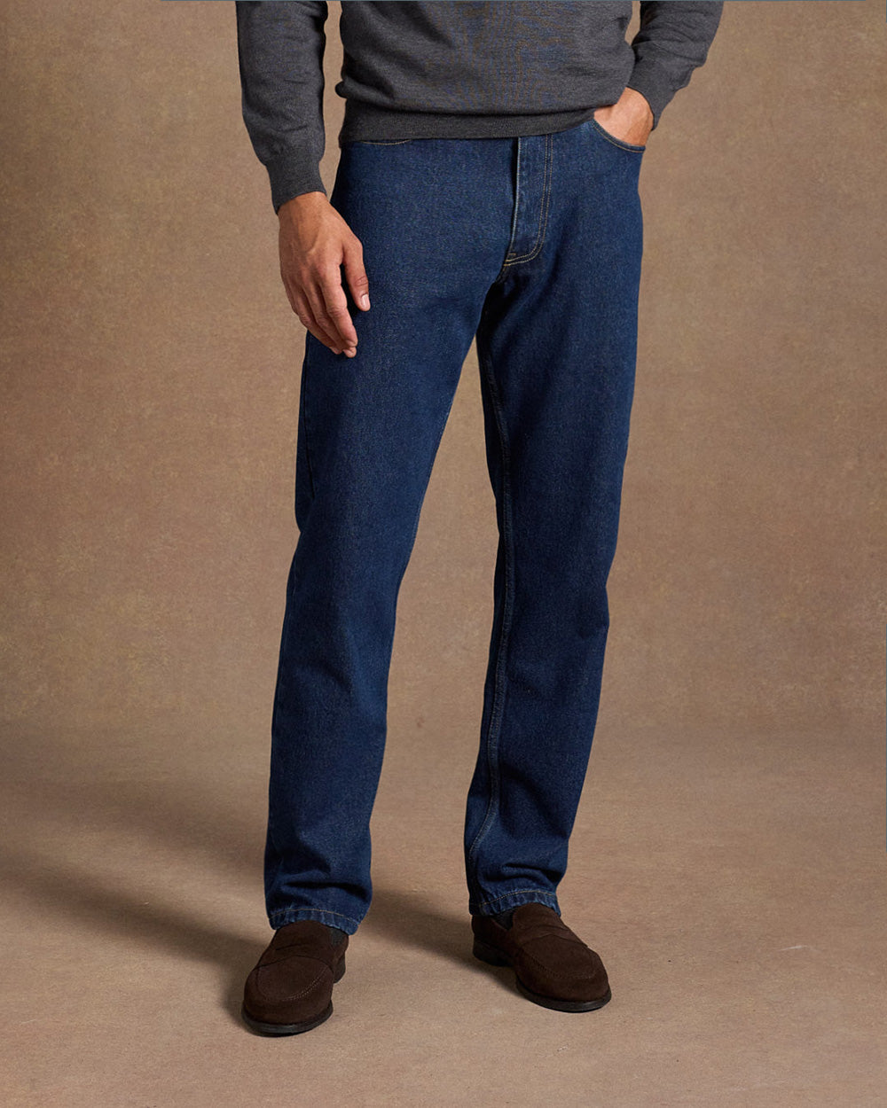 Straight Leg Jean Indigo Blue