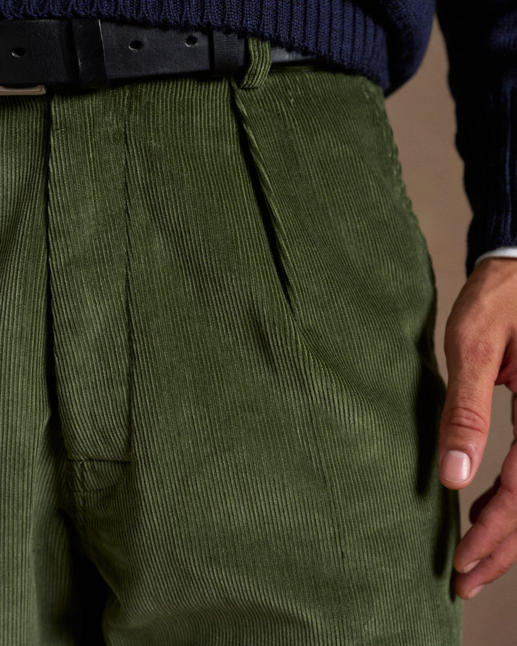 Straight Leg Trouser Olive