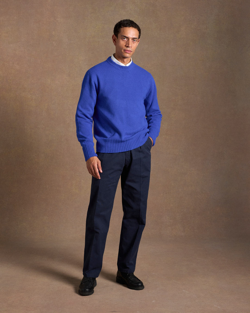 Straight Leg Trouser Dark Navy