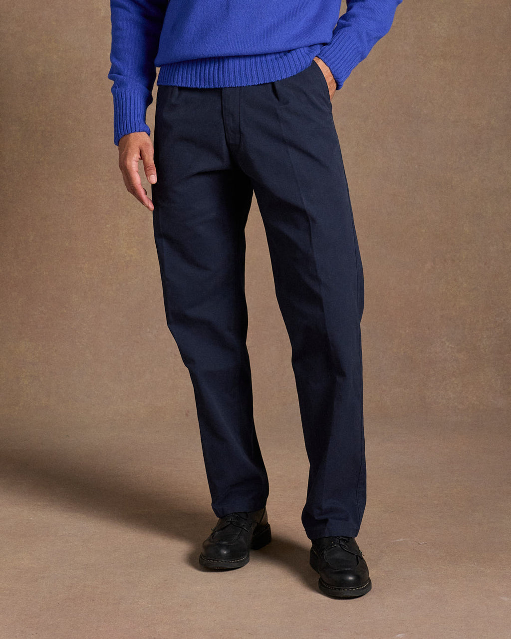 Straight Leg Trouser Dark Navy