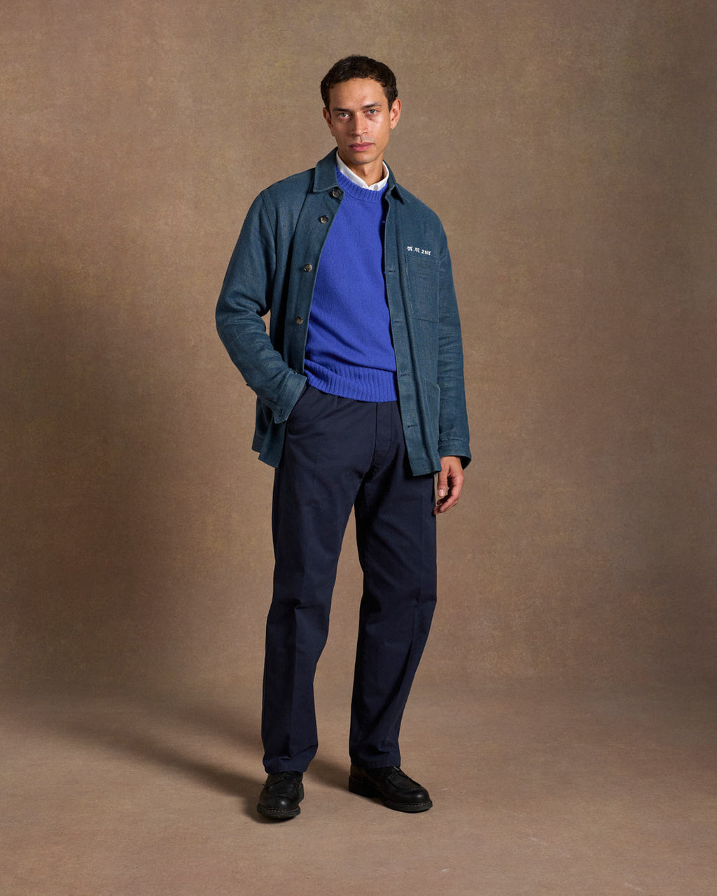 Straight Leg Trouser Dark Navy