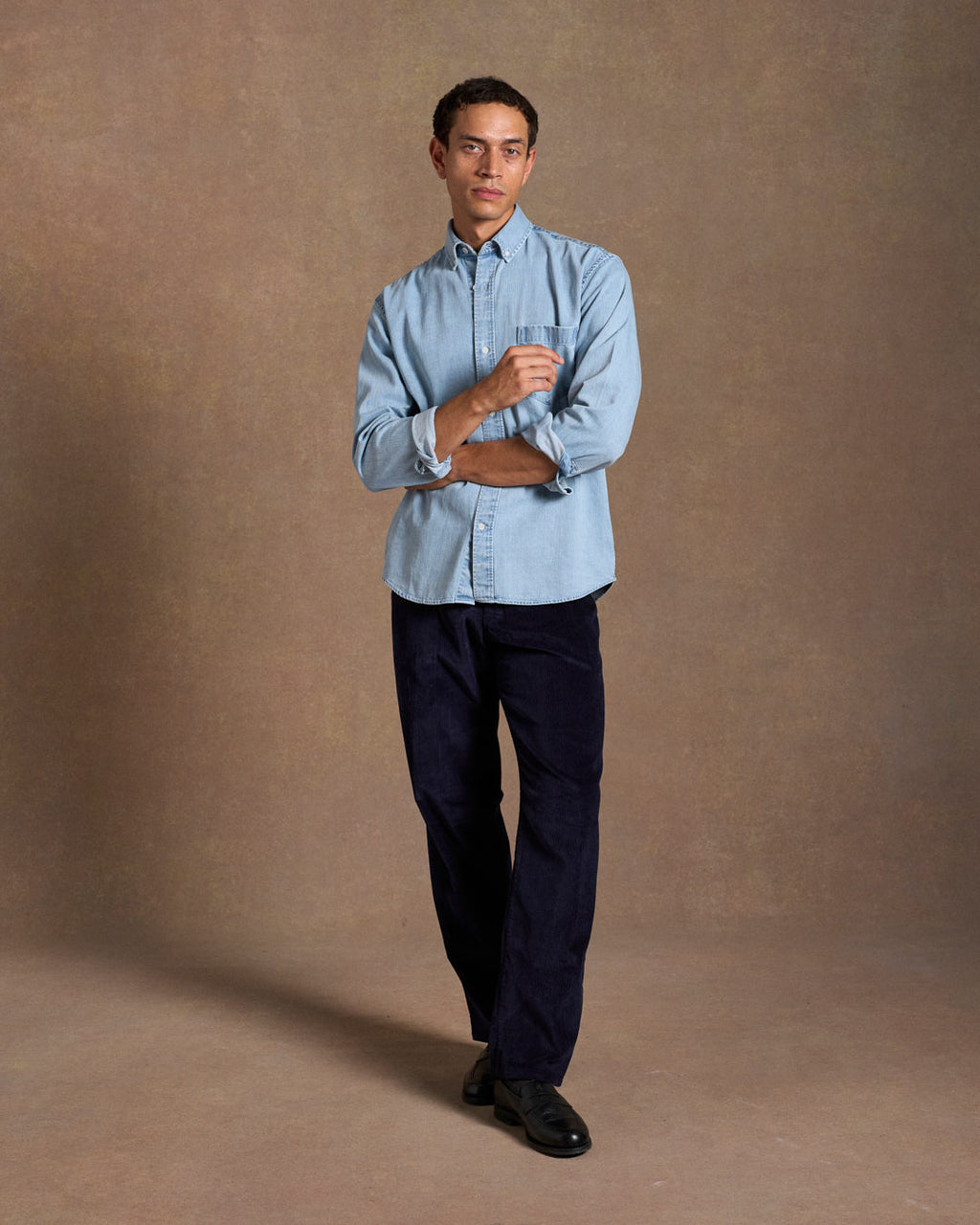 Straight Leg Trouser Dark Navy