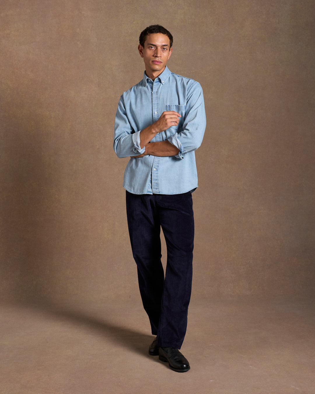 Straight Leg Trouser Dark Navy