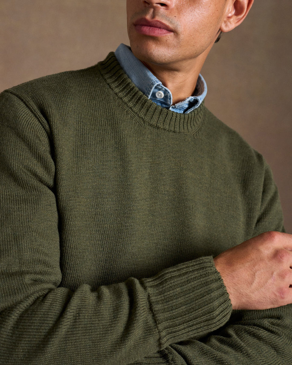 Crewneck Army Green