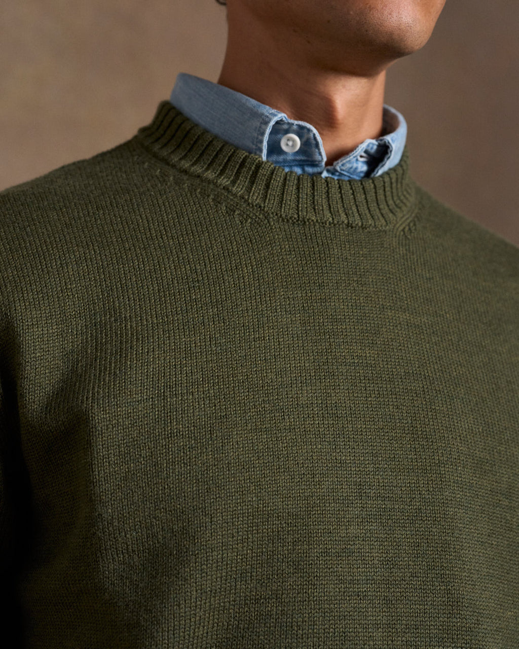 Crewneck Army Green