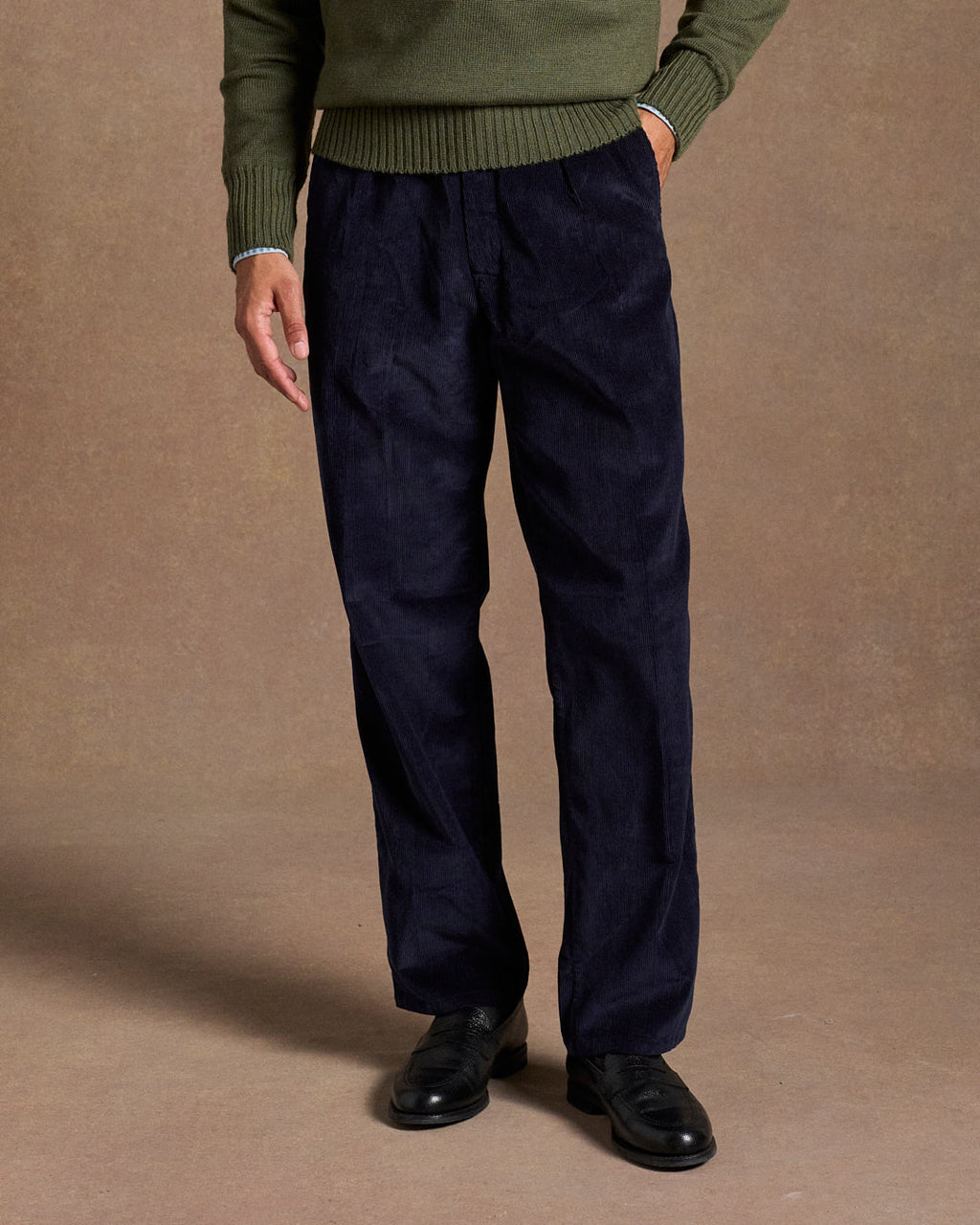 Straight Leg Trouser Dark Navy