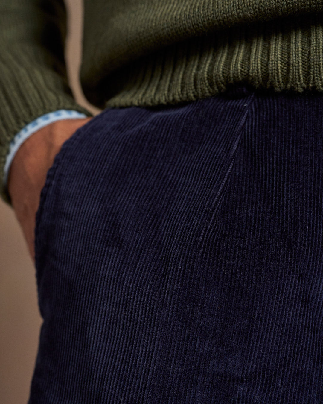 Straight Leg Trouser Dark Navy