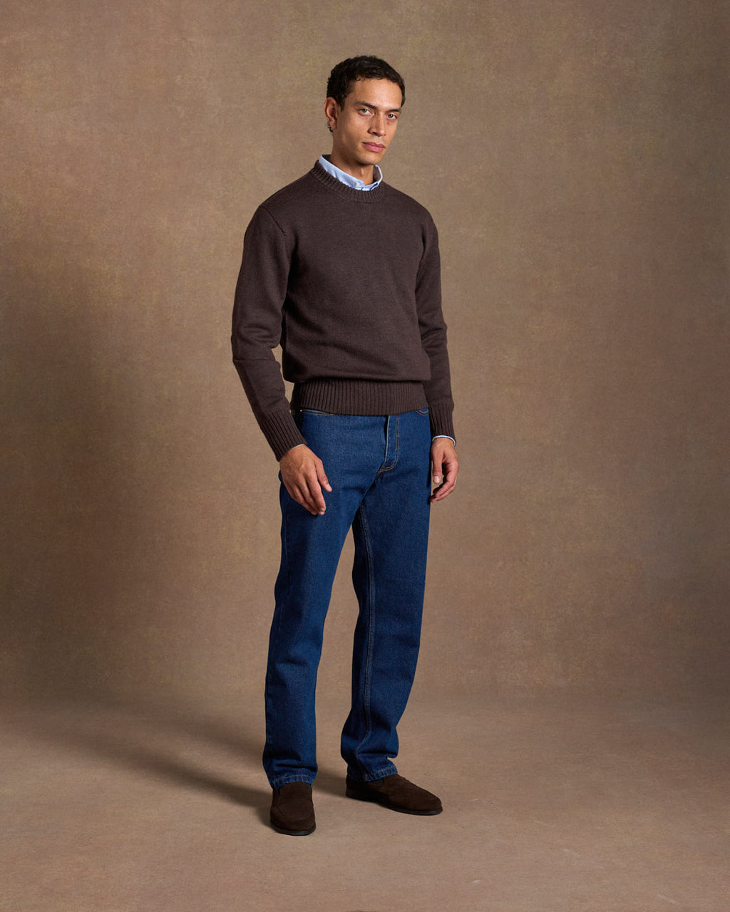 Crewneck Chocolate Grain