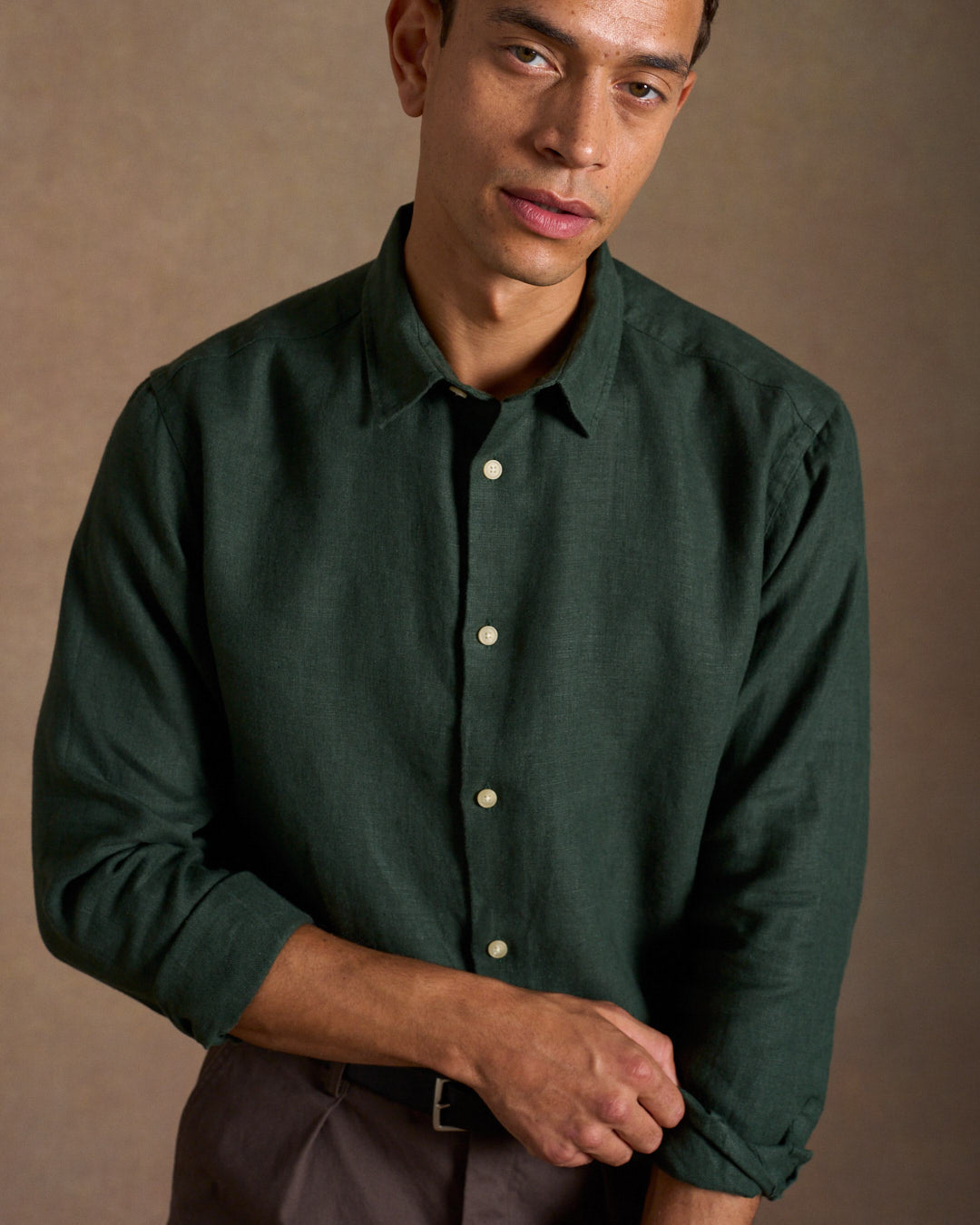 Signature Shirt Forest Green