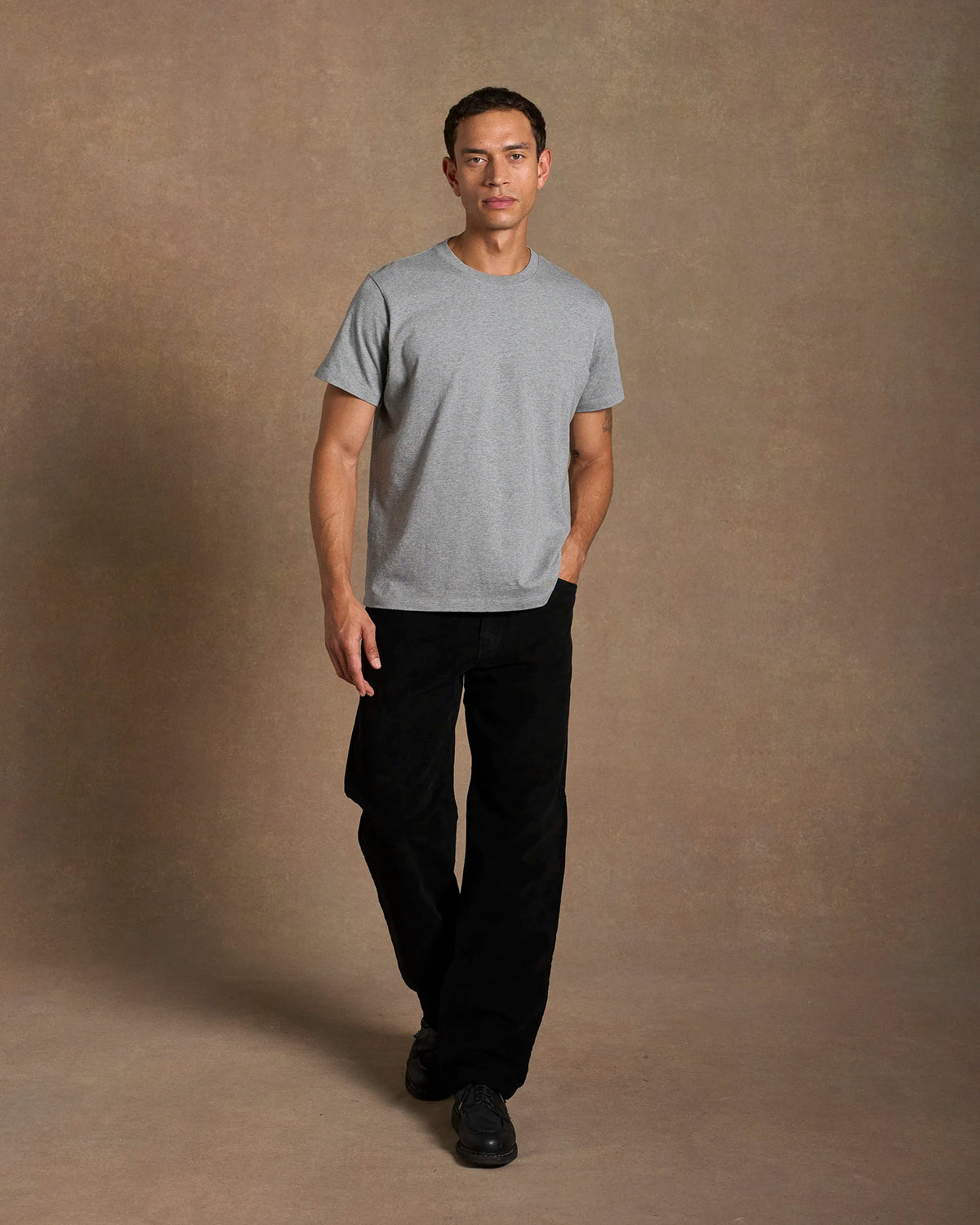 Short Sleeve T Shirt Light Grey