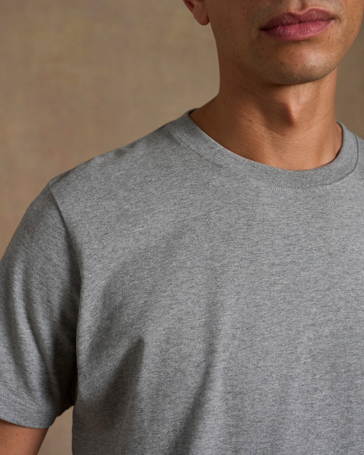 Short Sleeve T Shirt Light Grey