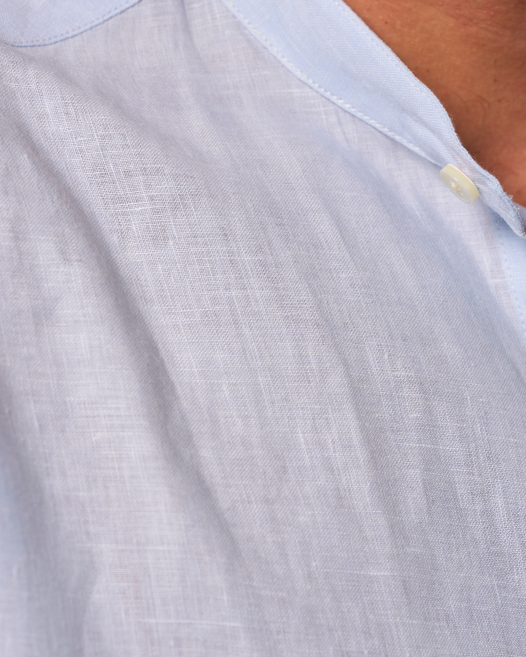 Linen Grandpa Shirt Sky