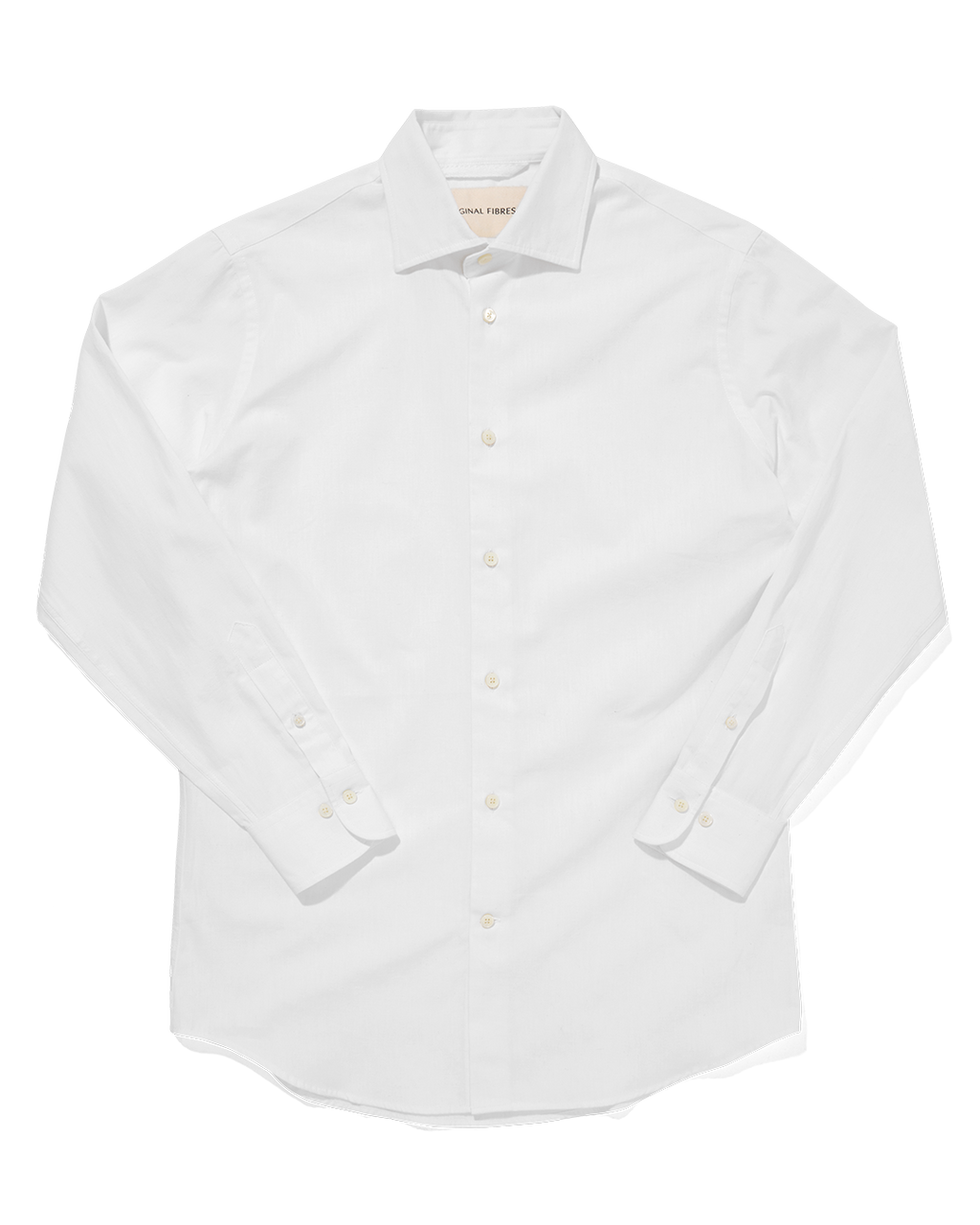 Cotton Linen Formal Shirt Pure White