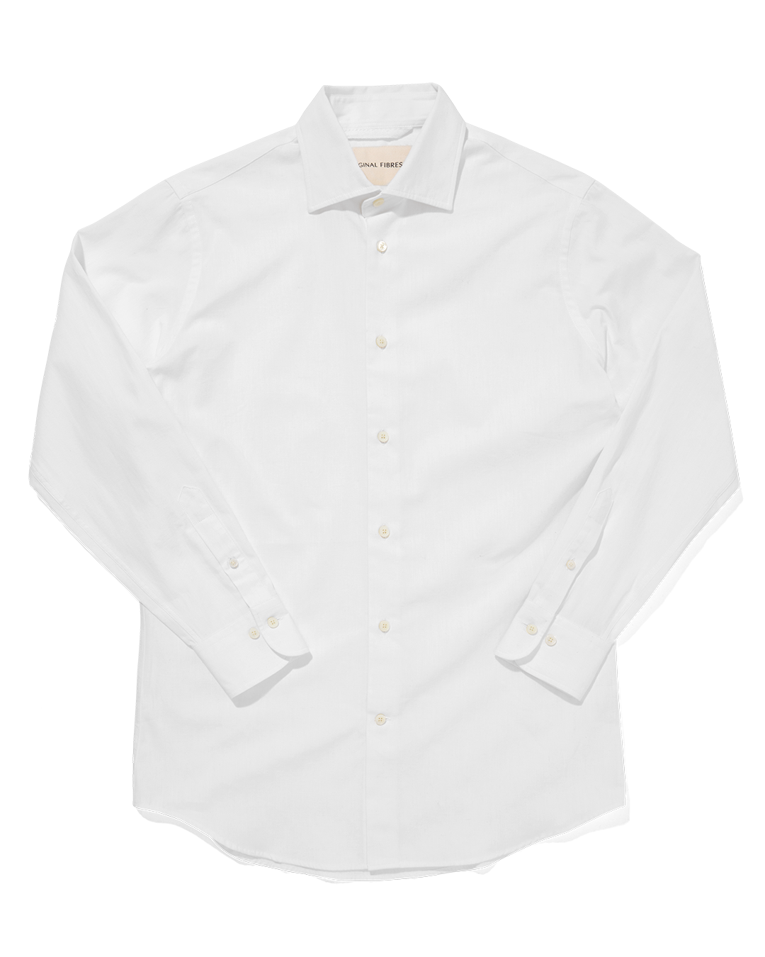 Cotton Linen Formal Shirt Pure White