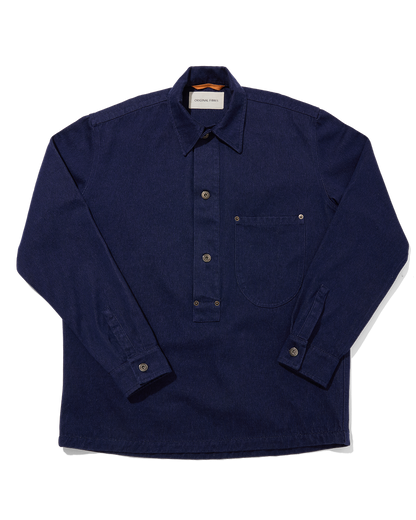 Heavy Cotton Cowboy Smock Indigo Drill