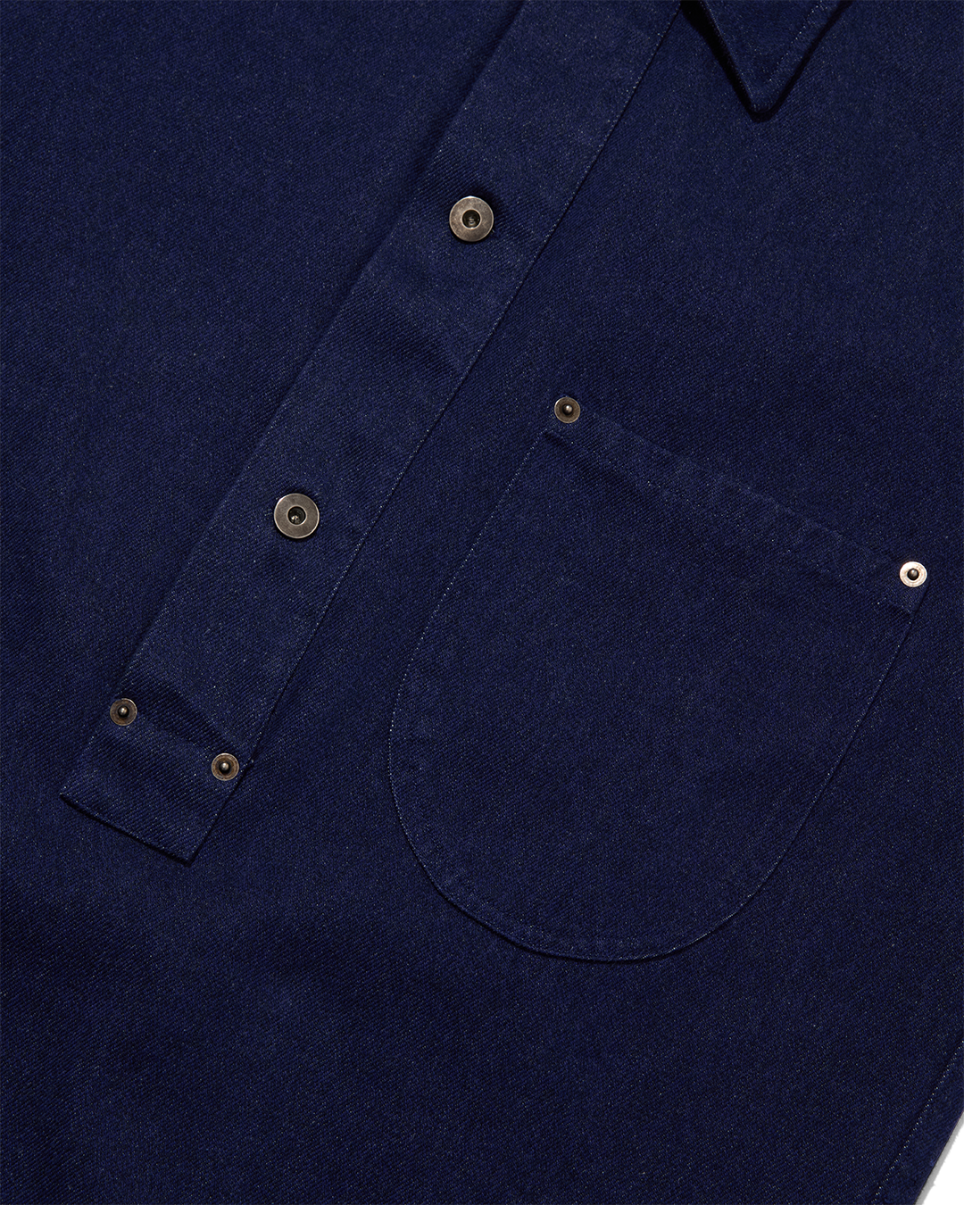 Heavy Cotton Cowboy Smock Indigo Drill