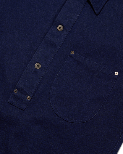 Heavy Cotton Cowboy Smock Indigo Drill