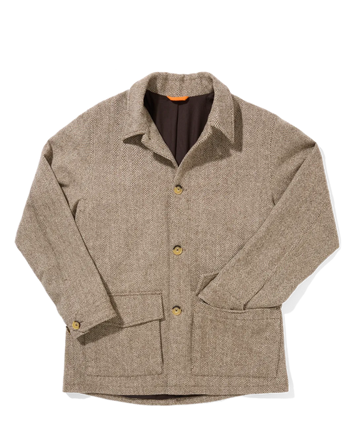 Field Jacket Burnt Herringbone