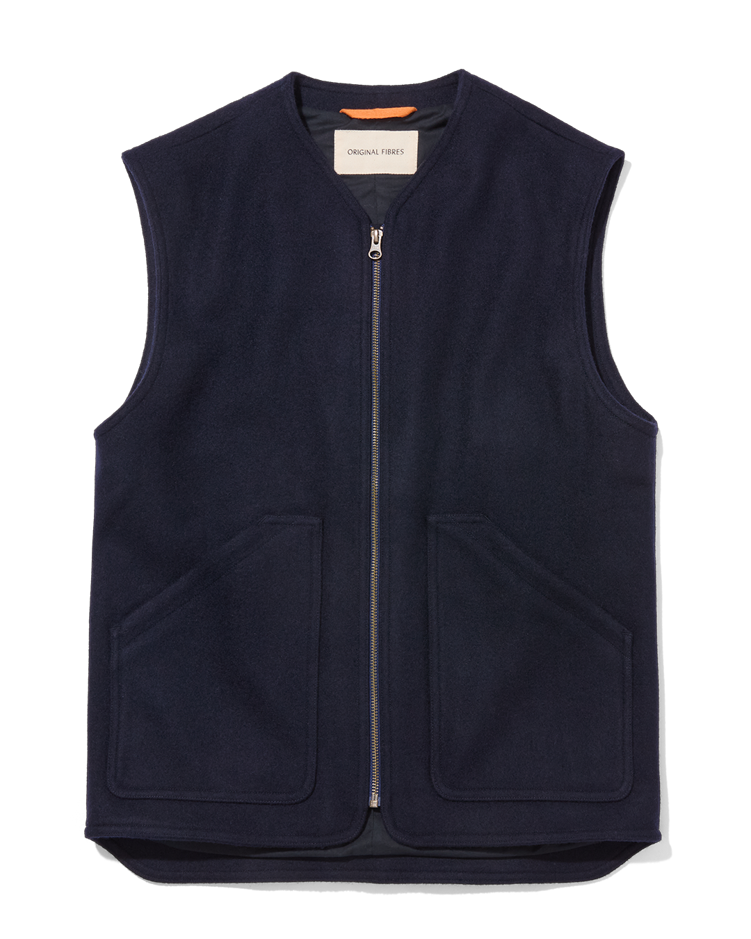 Heavy Wool Gilet Midnight