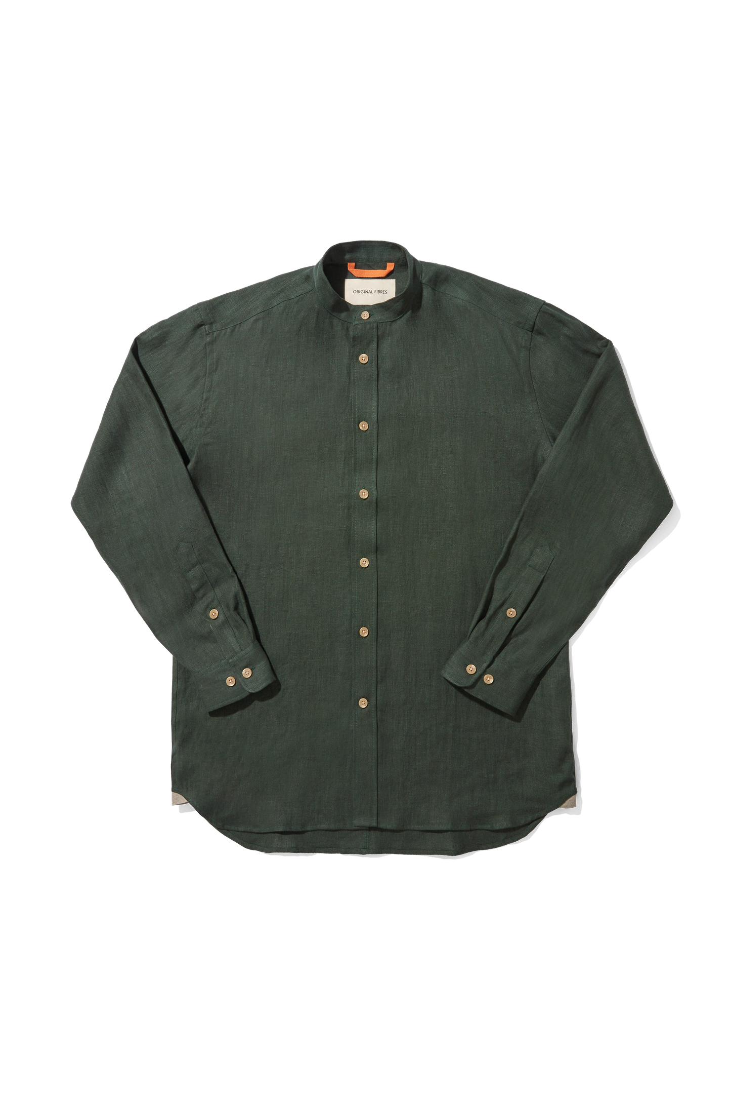 Heavy Linen Grandpa Forest Green