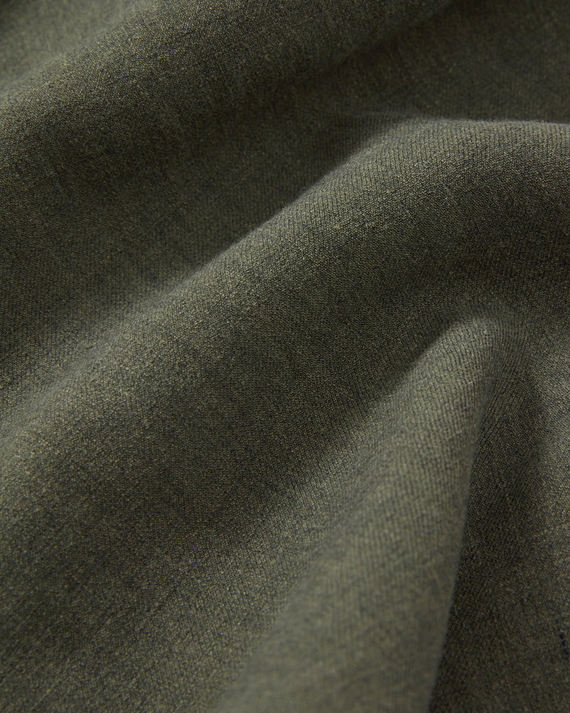 Double Pleated Trouser Dusty Green