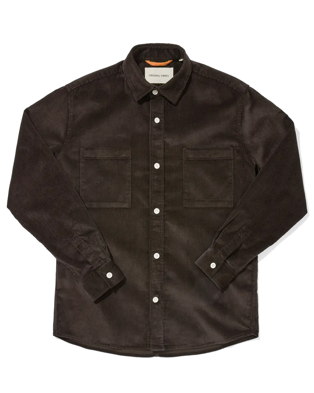 Heavy Corduroy Utility Shirt Dark Brown