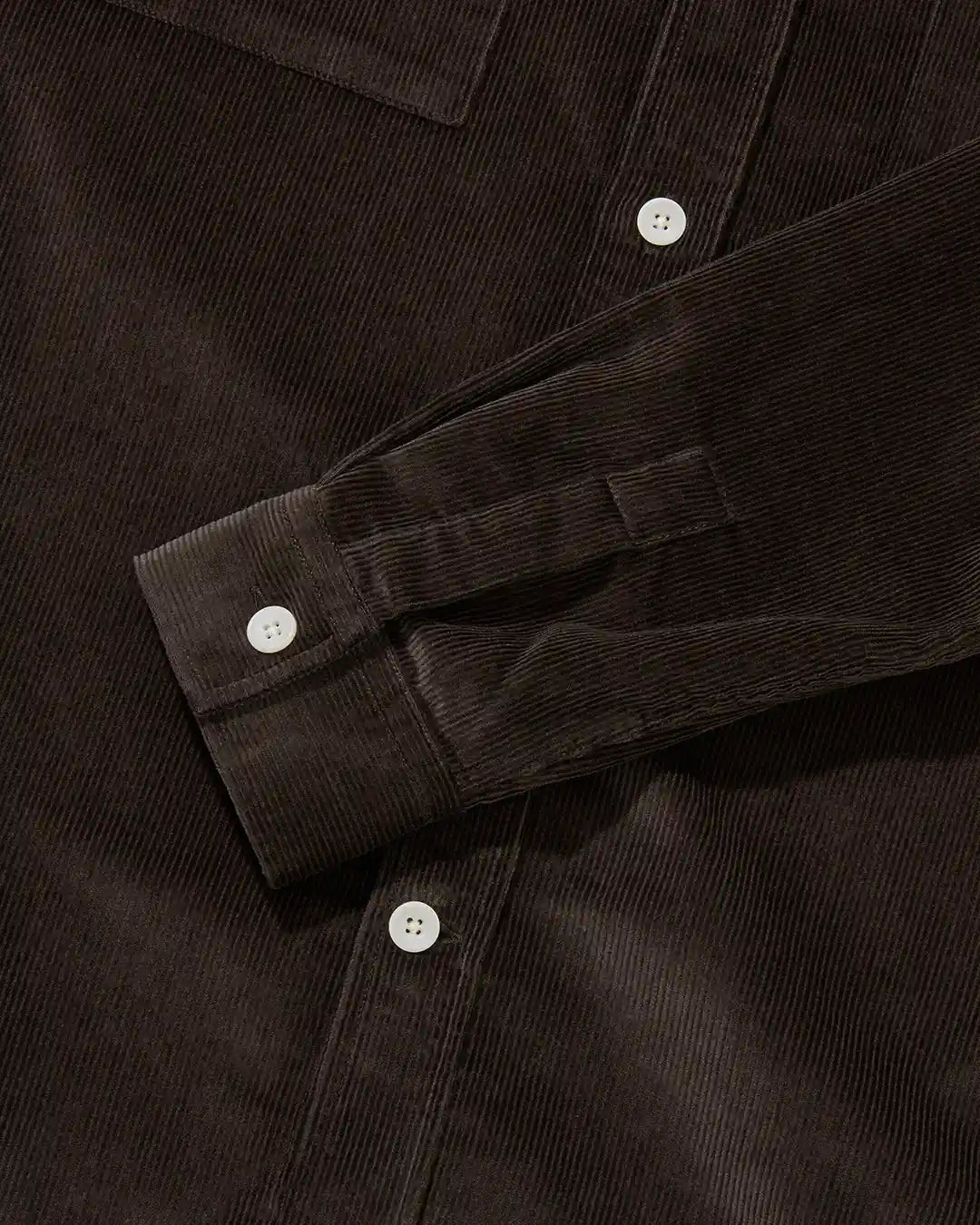 Heavy Corduroy Utility Shirt Dark Brown