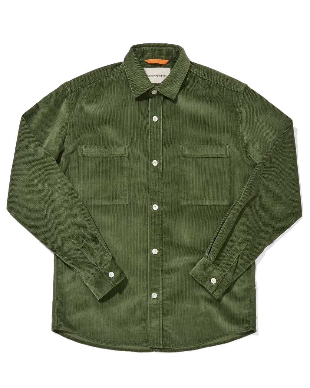 Heavy Corduroy Utility Shirt Olive