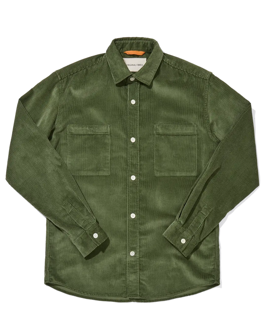 Heavy Corduroy Utility Shirt Olive