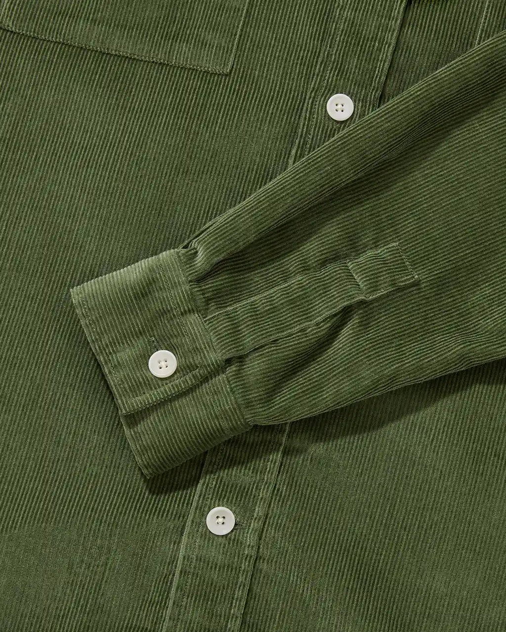 Heavy Corduroy Utility Shirt Olive