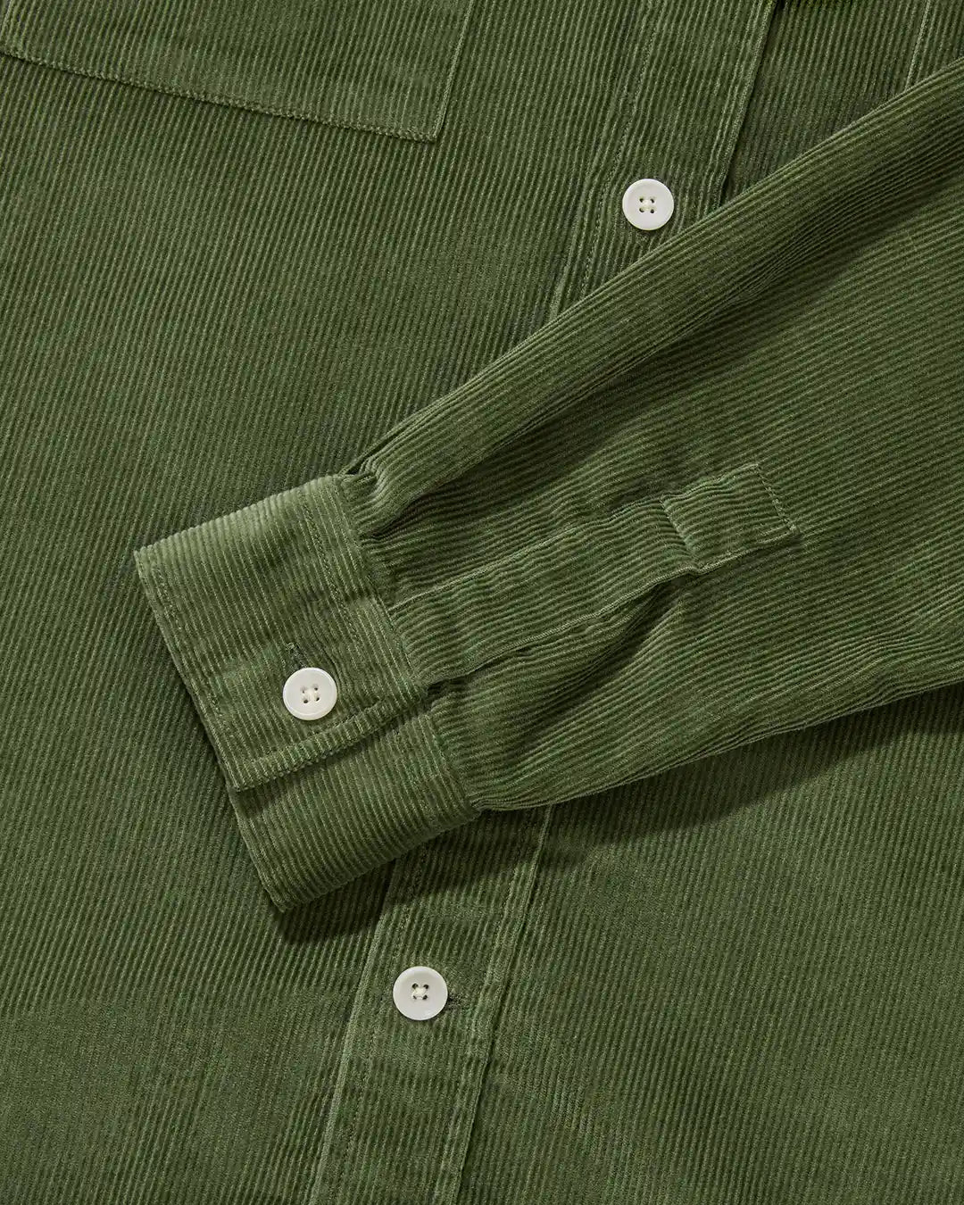 Heavy Corduroy Utility Shirt Olive