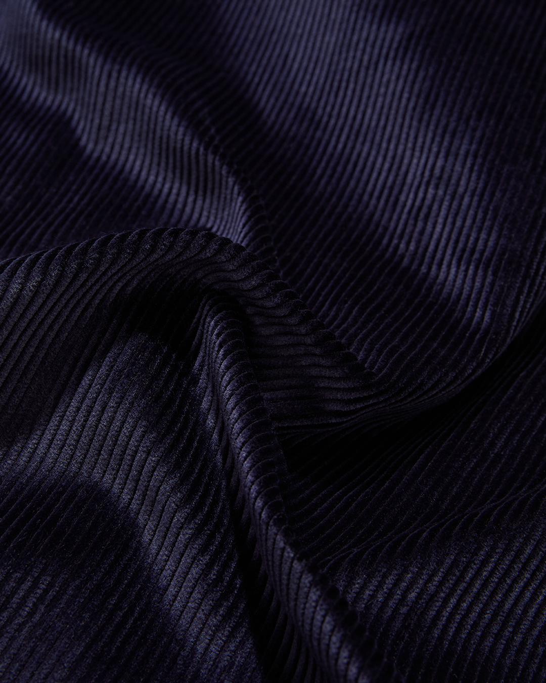 Heavy Corduroy Western Overshirt Dark Navy