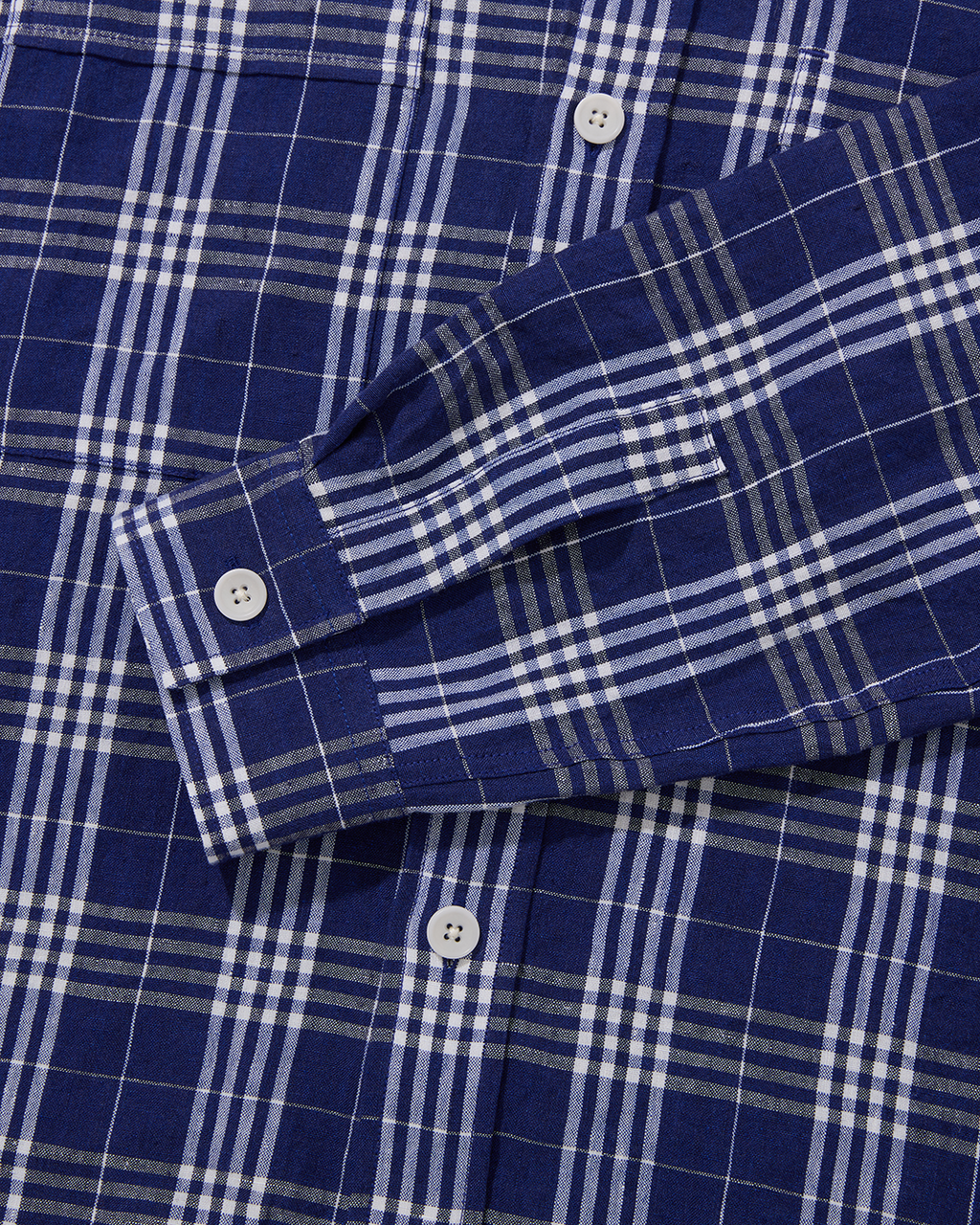 Linen Utility Overshirt Bevington Check