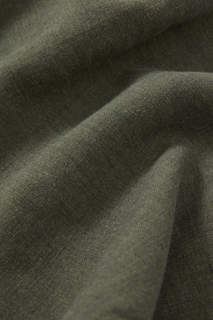 Double Pleated Trouser Dusty Green