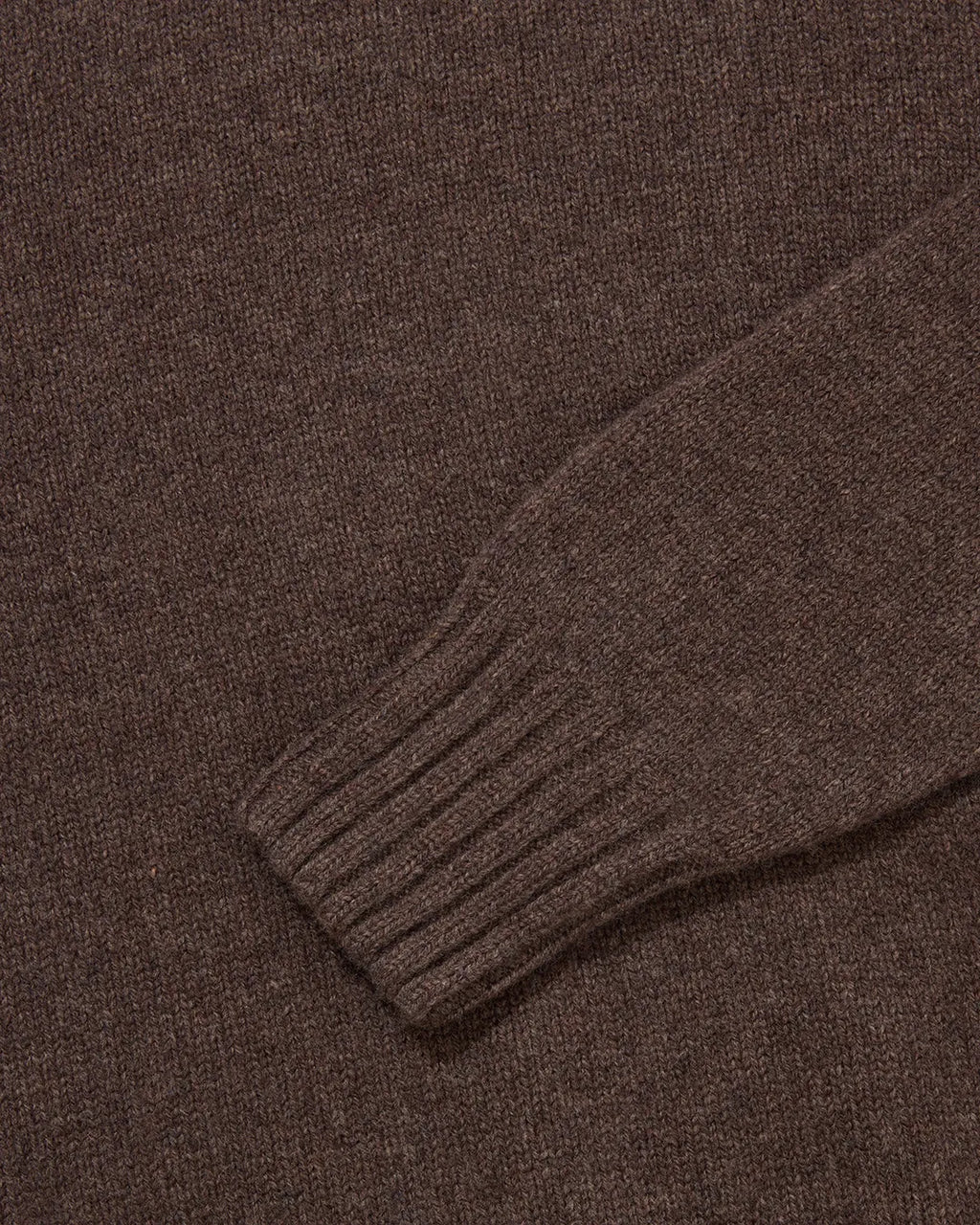 Mock Neck Chocolate Melange