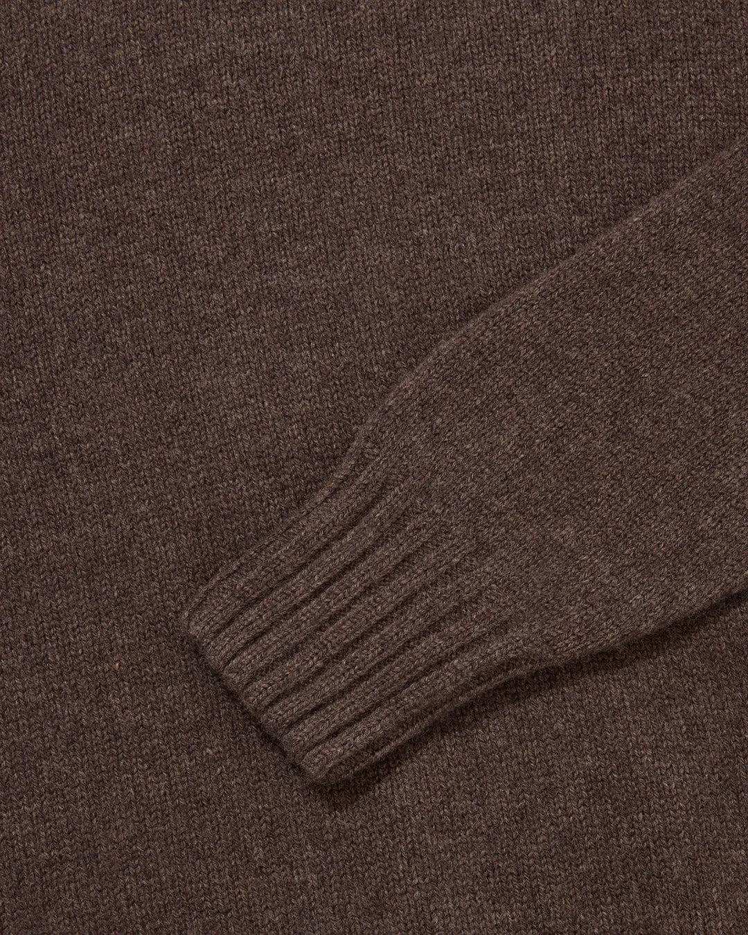 Mock Neck Chocolate Melange