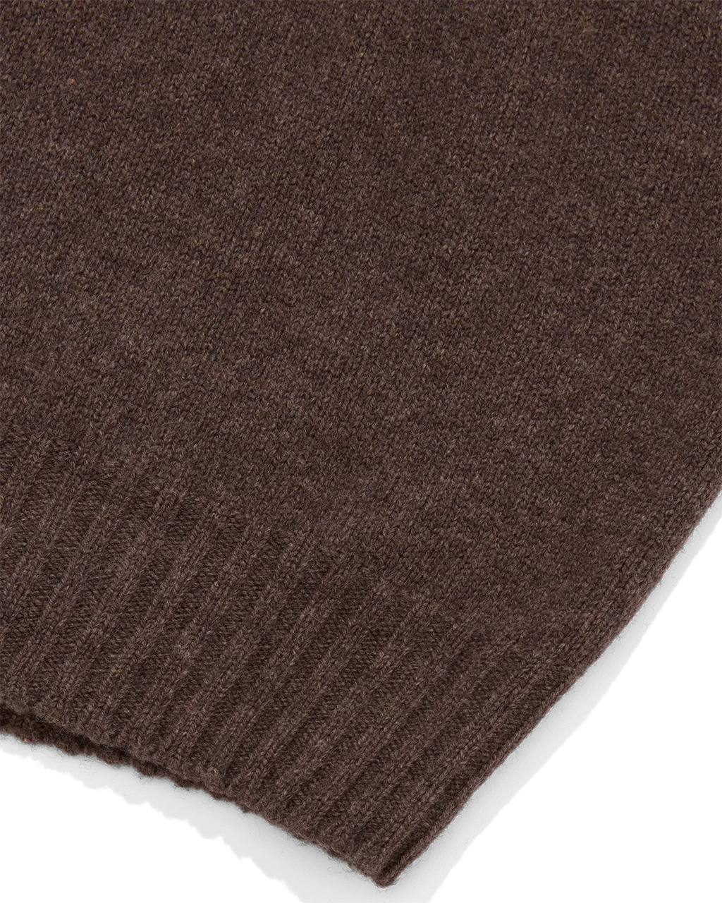 Mock Neck Chocolate Melange