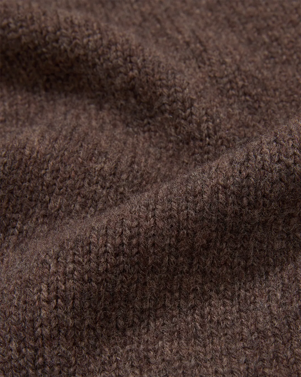 Mock Neck Chocolate Melange