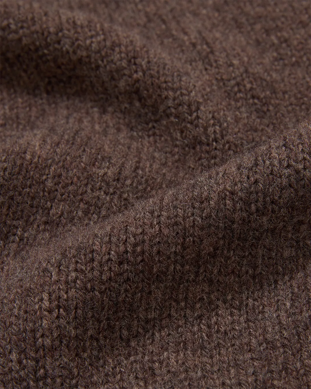 Mock Neck Chocolate Melange