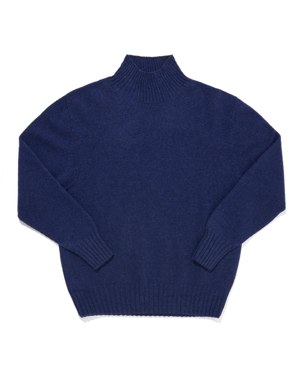 Mock Neck Storm Blue