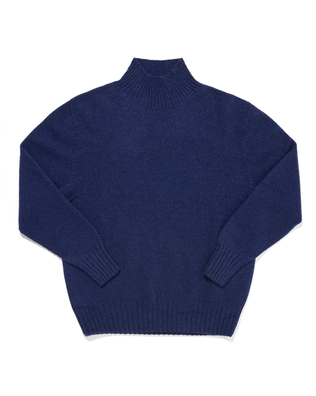 Mock Neck Storm Blue