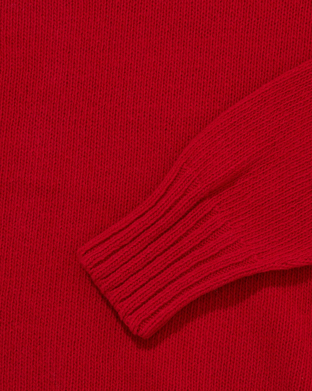 Mock Neck Cardinal Red