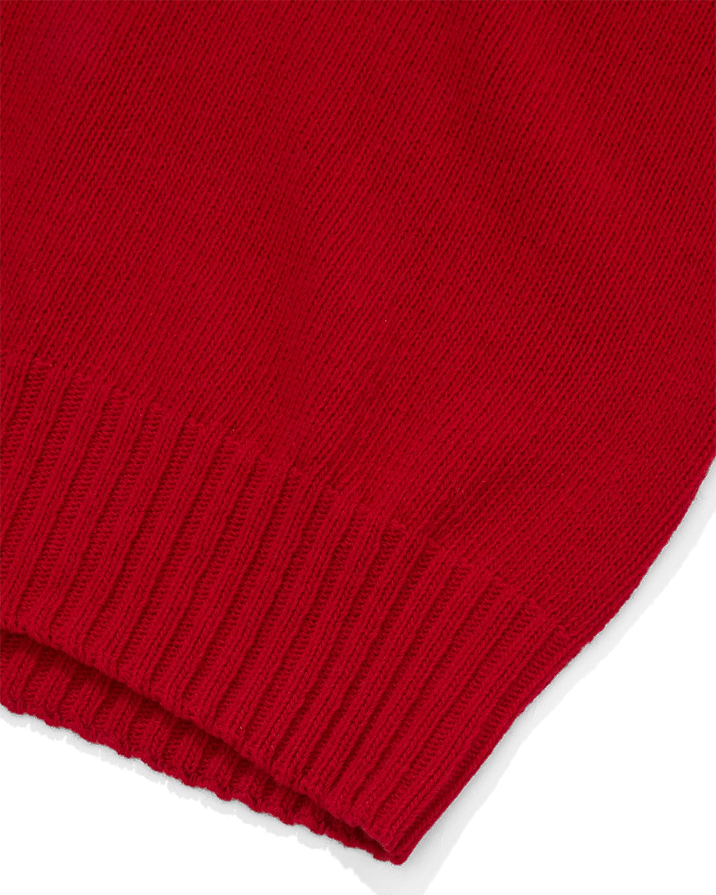 Mock Neck Cardinal Red