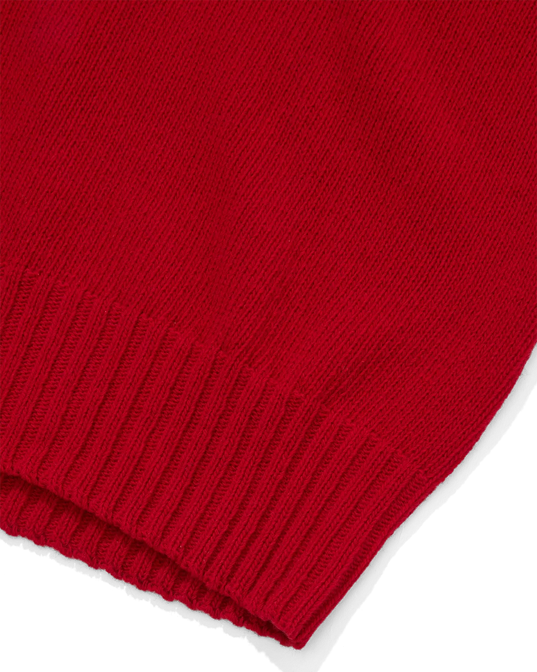 Mock Neck Cardinal Red